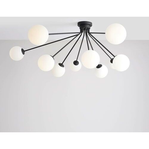 Lampy sufitowe, ARTERA - nowoczesna lampa sufitowa HOLM 10 BLACK CEILING